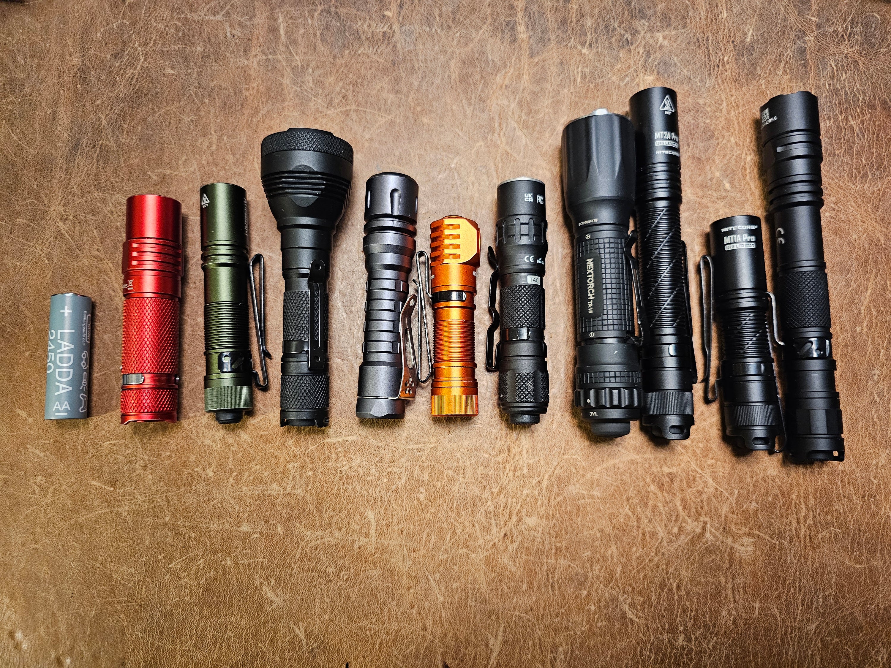 Top 10 AA/14500 Flashlights for 2024